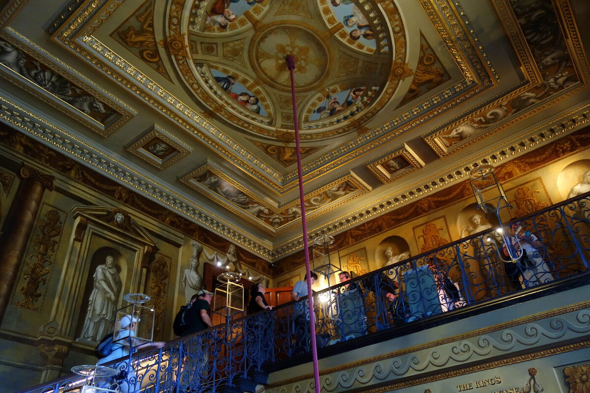 The King's Grand Staircase at Kensington Palace, painted by William Kent in 1724
